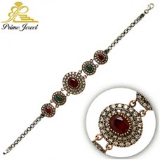 Gümüş Otantik Taşlı Biezik /Bileklik